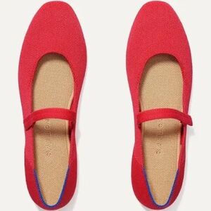 Rothy’s red Mary Jane flats